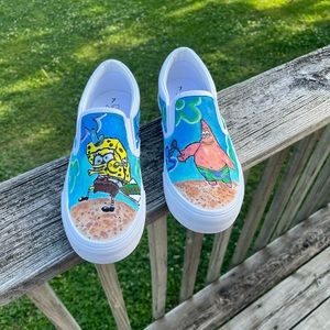 Handmade SpongeBob shoes